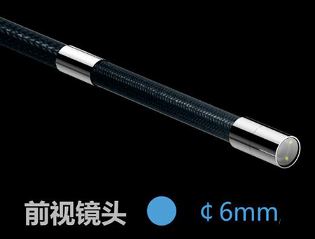 該款內(nèi)窺鏡鏡頭直徑6mm，公安刑偵、安保人員可通過門縫、窗戶等狹小空間實(shí)現(xiàn)對目標(biāo)觀測