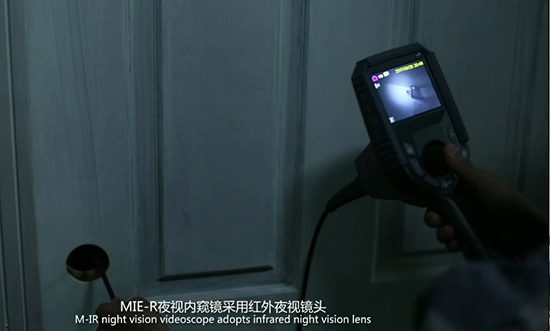 亞泰光電MIR系列高清警用內(nèi)窺鏡搭載紅外夜視鏡頭，可有效觀測20米以內(nèi)人和物體、隱蔽性好！